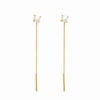 LONG PEARL EARRING WITH CHAIN ​​(pair)